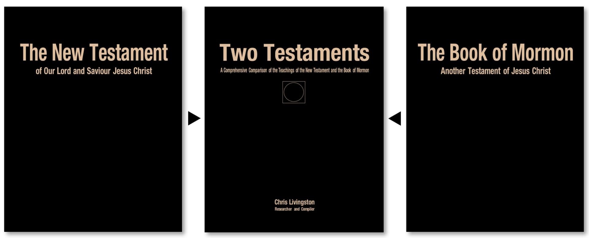 Three books about two testaments